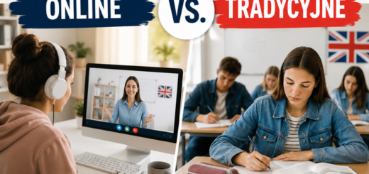 lekcje z języka angielskiego online vs tradycyjne