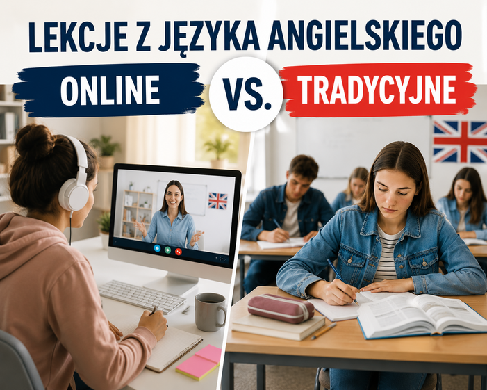lekcje z języka angielskiego online vs tradycyjne