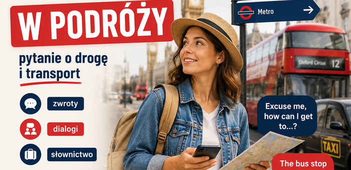 Angielski w podróży – pytanie o drogę i transport