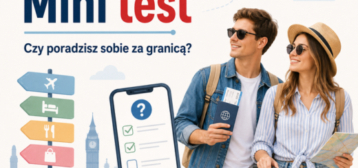 angielski za granicą test